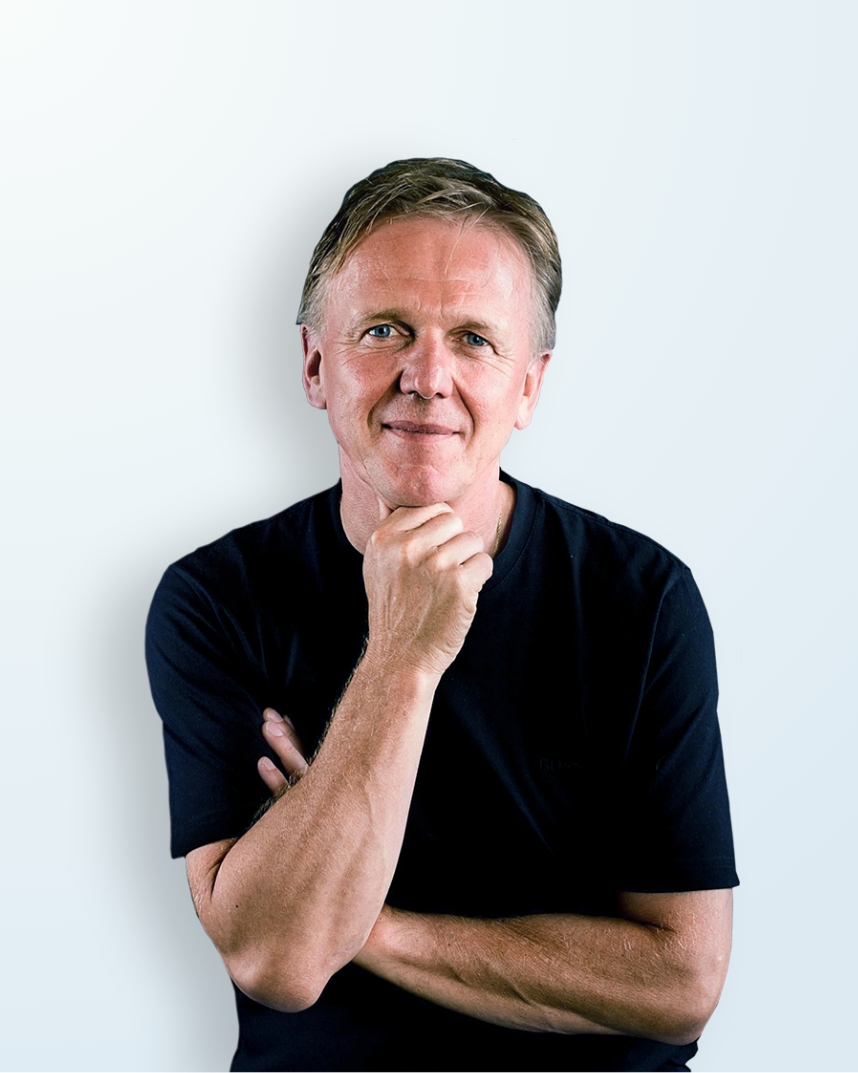 young Peter Bertagnoll, CEO and founder, father of the Thermostar idea